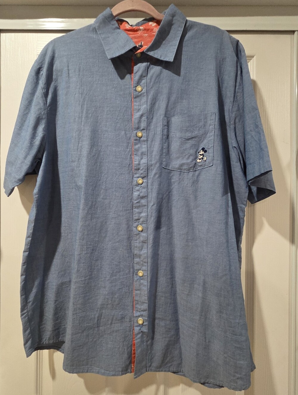 Mens Disney Button Down